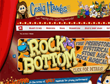 Tablet Screenshot of craighawes.com